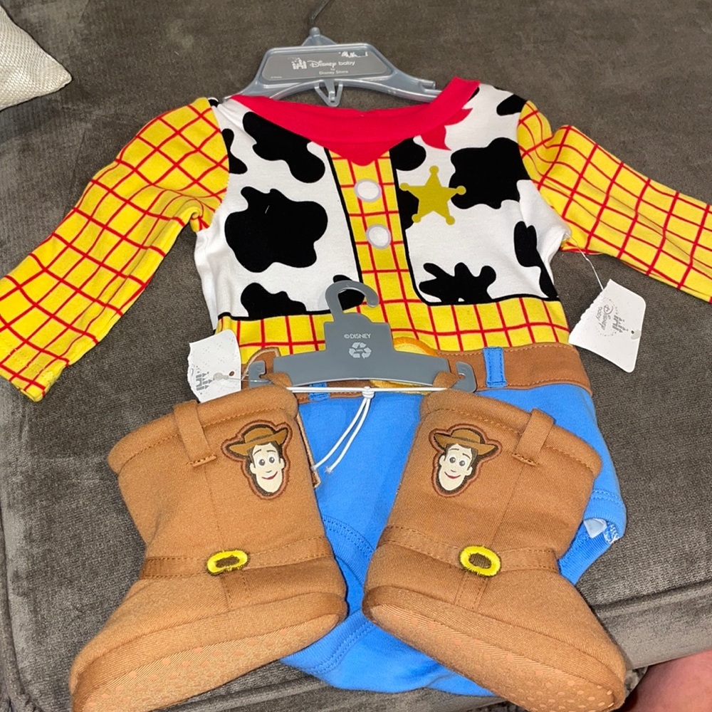 Disney woody Halloween costume with boots